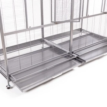 Montana Cages Voliere New Sydney II Hellgrau 4 Montana Cages Voliere New Sydney II Hellgrau – Bild 4