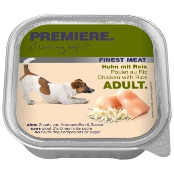 PREMIERE Finest Meat Adult 10x150g Huhn & Reis