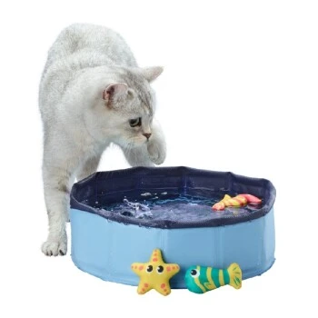 AniOne Katzenpool Mit 3 Spielzeugen 1 AniOne Katzenpool Mit 3 Spielzeugen