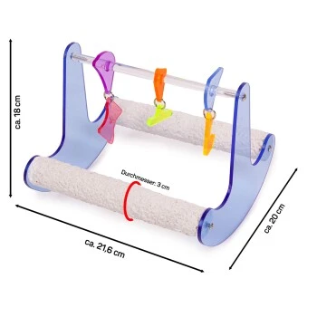 HappyBird Vogelspielzeug Rock'n Roll Wippe L 9 HappyBird Vogelspielzeug Rock'n Roll Wippe L – Bild 9