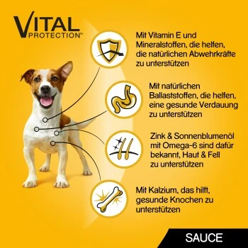 Pedigree Vital Multipack Portionsbeutel In Sauce 40x100g 3 Pedigree Vital Multipack Portionsbeutel In Sauce 40x100g – Bild 3