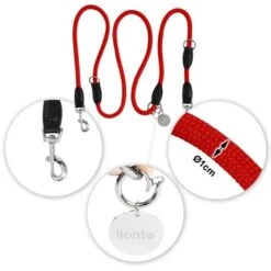 Lionto Verstellbare Hundeleine, Doppelleine Rot -Zoofachgeschäft 6669acd8f5e61375ef46371d8011b105b15127a8 1657929 de DE 078dde0e28b8acac686748c154f73b053d540767PCUs63
