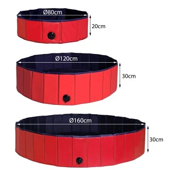 Lionto 120 Cm Hundepool Mit Ablassventil - Faltbar 4 Lionto 120 Cm Hundepool Mit Ablassventil - Faltbar – Bild 4