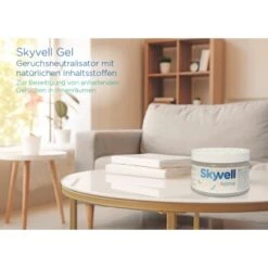 Skyvell Gel Geruchsneutralisierer Gel-Dose 250g -Zoofachgeschäft 7e8ecb58dd8148f6ae5de26c05f3611b364de44a 1256593 de DE SKYVELL Gel 250 g Dose Tisch