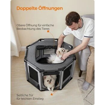 FEANDREA M Welpenauslauf Oxford-Gewebe 72 Cm, 72 Cm, 43 Cm 6 FEANDREA M Welpenauslauf Oxford-Gewebe 72 Cm, 72 Cm, 43 Cm – Bild 6