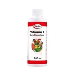 Quiko Vitamin E Liquid 200 Ml: Ergänzungsfutter Für Kanarien, Sittiche Und Ziervögel