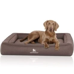 Knuffelwuff Orthopädisches Hundebett Aus Velours Mit Handwebcharakter Yukon Braun/ Grau M-L -Zoofachgeschäft 8a3492124b6034f46a107b6e71cdd77299c5d955 1412054 de DE 276d494e980ec4fd4ba02028af30d493f63c3a18ygeQxd