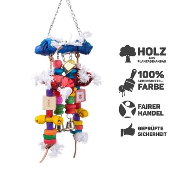 HappyBird Papageienspielzeug Double Shoe X 4 HappyBird Papageienspielzeug Double Shoe X – Bild 4