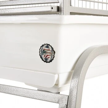 Montana Cages Voliere San Remo III Hellgrau 6 Montana Cages Voliere San Remo III Hellgrau – Bild 6