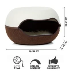 Canadian Cat Company Filz Katzennest 2.0 Weiß -Zoofachgeschäft a92e79a6565c50f37bc435bd198c7f82e59b1d32 1412670 de DE 5965926908f899951e9568f9c66ae452daa472ddkNrUrB