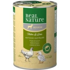 REAL NATURE Senior Huhn & Ente 6x400 G