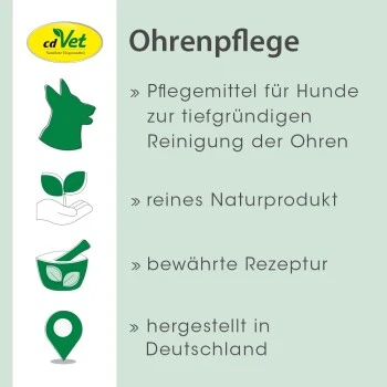 CdVet Ohrenpflege 50ml 2 CdVet Ohrenpflege 50ml – Bild 2