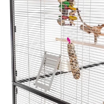 Montana Cages Voliere Paradiso 120 Hellgrau/ Dunkelgrau 4 Montana Cages Voliere Paradiso 120 Hellgrau/ Dunkelgrau – Bild 4