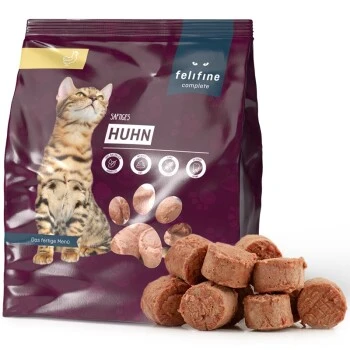 FeliFine Complete Nuggets 10x480g A 13g Saftiges Huhn 1 FeliFine Complete Nuggets 10x480g A 13g Saftiges Huhn