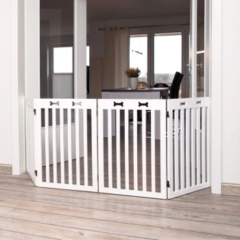 Trixie Hunde-Absperrgitter 4-teilig 3 Trixie Hunde-Absperrgitter 4-teilig – Bild 3