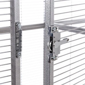 Montana Cages Voliere New Sydney II Hellgrau 6 Montana Cages Voliere New Sydney II Hellgrau – Bild 6