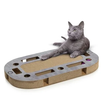 Canadian Cat Company Katzenspielplatz PlayPlate L Hellgrau 4 Canadian Cat Company Katzenspielplatz PlayPlate L Hellgrau – Bild 4